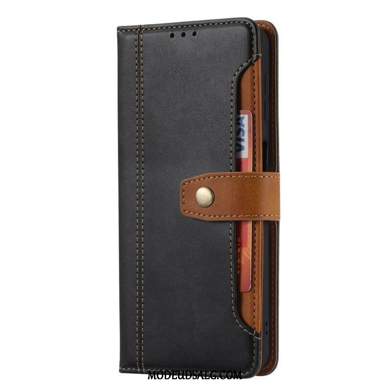 Flip Cover Xiaomi Redmi Note 10 / 10S Forreste Kortholder Og Rem