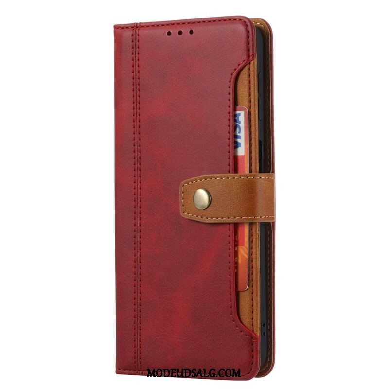 Flip Cover Xiaomi Redmi Note 10 / 10S Forreste Kortholder Og Rem