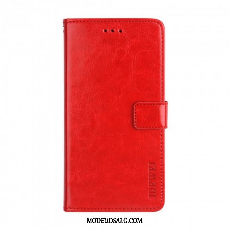 Flip Cover Xiaomi Redmi Note 10 / 10S Imiteret Læder Idewei