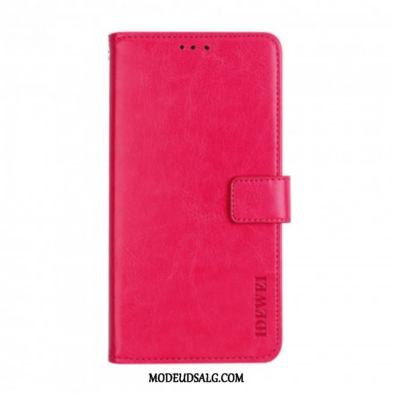 Flip Cover Xiaomi Redmi Note 10 / 10S Imiteret Læder Idewei