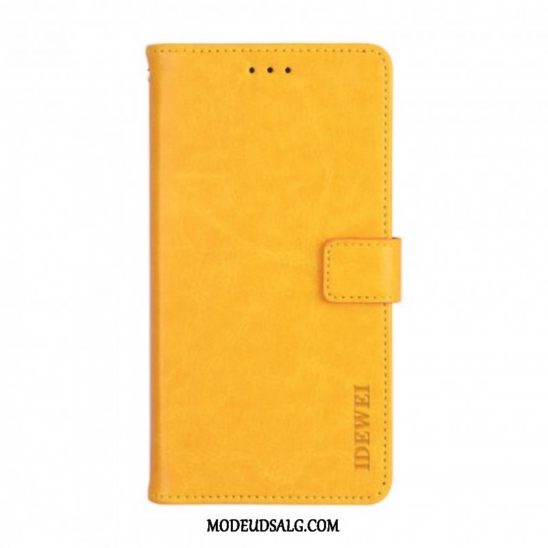 Flip Cover Xiaomi Redmi Note 10 / 10S Imiteret Læder Idewei