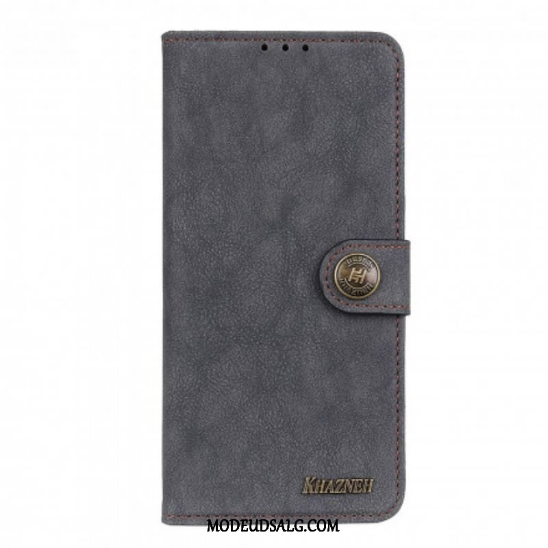 Flip Cover Xiaomi Redmi Note 10 / 10S Khazneh Retro Split Læder