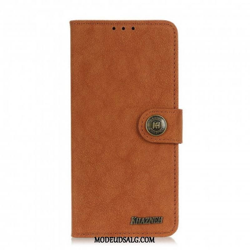 Flip Cover Xiaomi Redmi Note 10 / 10S Khazneh Retro Split Læder