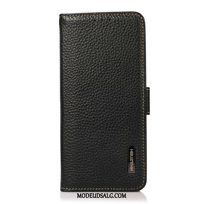 Flip Cover Xiaomi Redmi Note 10 / 10S Litchi Læder Khazneh Rfid