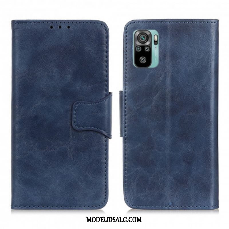 Flip Cover Xiaomi Redmi Note 10 / 10S Læder Cover Magnetisk Klap