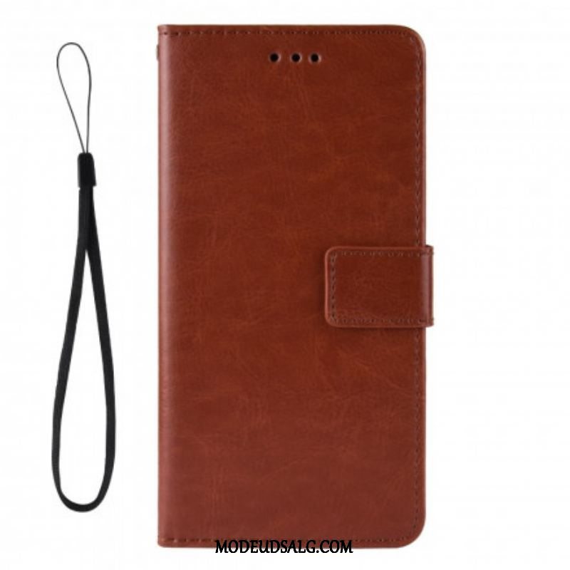 Flip Cover Xiaomi Redmi Note 10 / 10S Prangende Kunstlæder