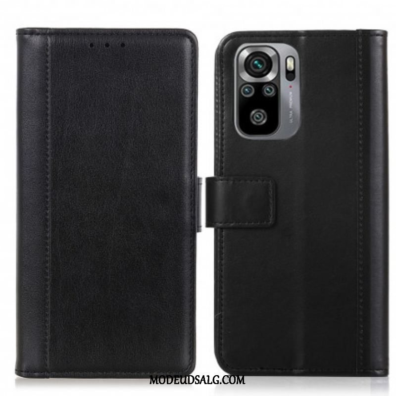 Flip Cover Xiaomi Redmi Note 10 / 10S Split Læder Stil