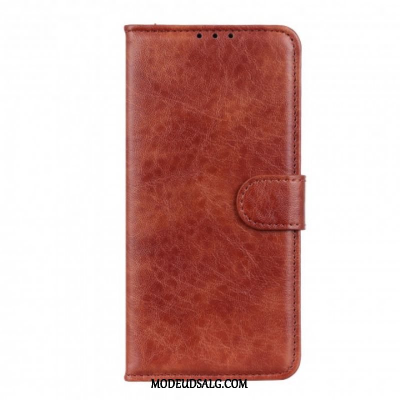 Flip Cover Xiaomi Redmi Note 10 / 10S Tekstureret Kunstlæder