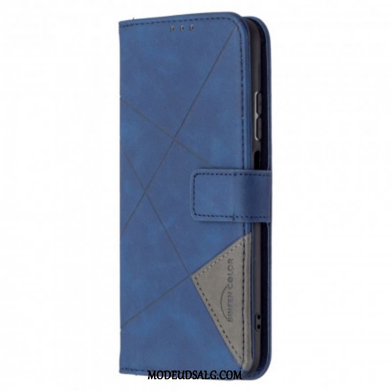 Flip Cover Xiaomi Redmi Note 10 / 10S Trekant Binfen Farve