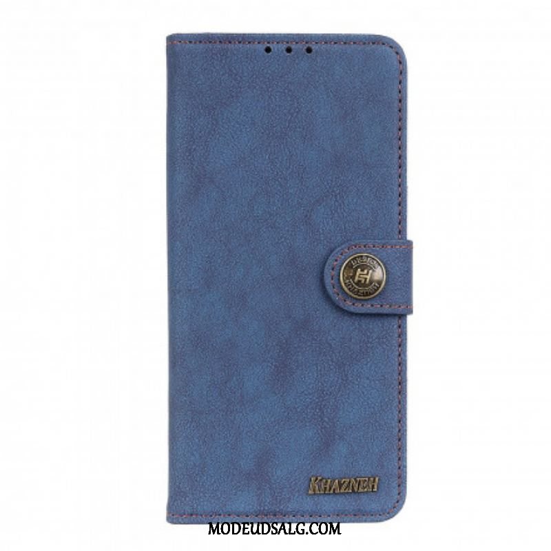 Flip Cover Xiaomi Redmi Note 10 5G Khazneh Retro Split Læder