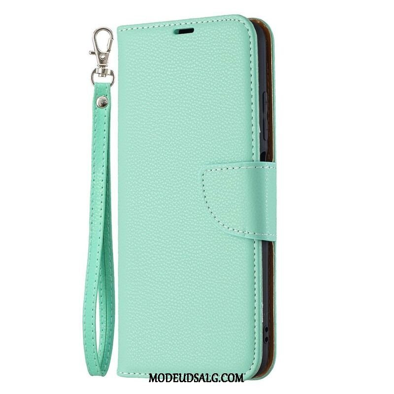 Flip Cover Xiaomi Redmi Note 10 5G Læder Cover Litchi Rabat Oblique