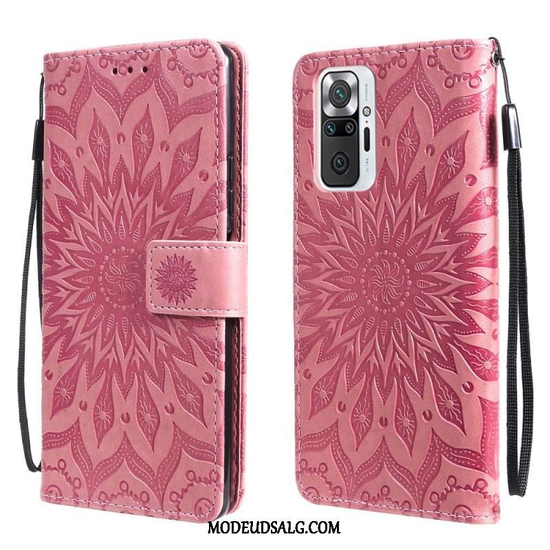 Flip Cover Xiaomi Redmi Note 10 Pro Solblomst