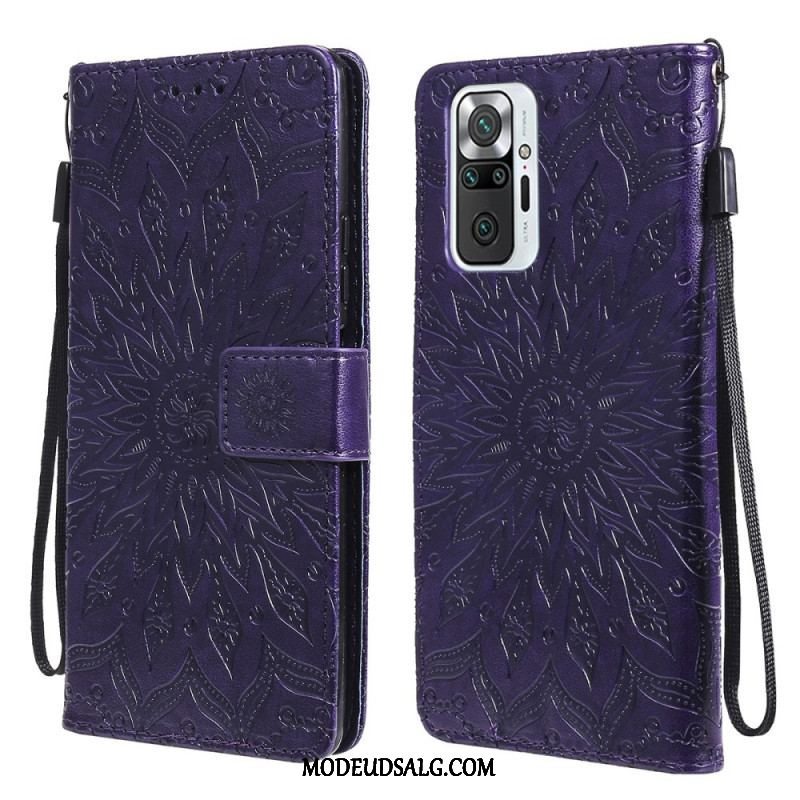 Flip Cover Xiaomi Redmi Note 10 Pro Solblomst