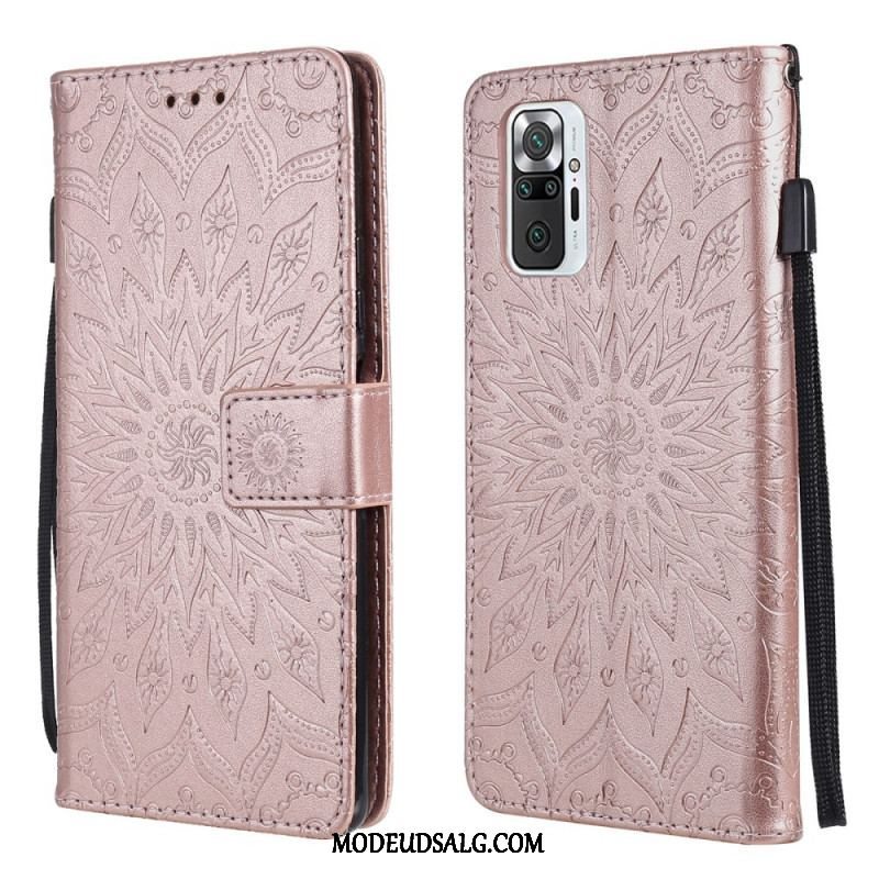 Flip Cover Xiaomi Redmi Note 10 Pro Solblomst