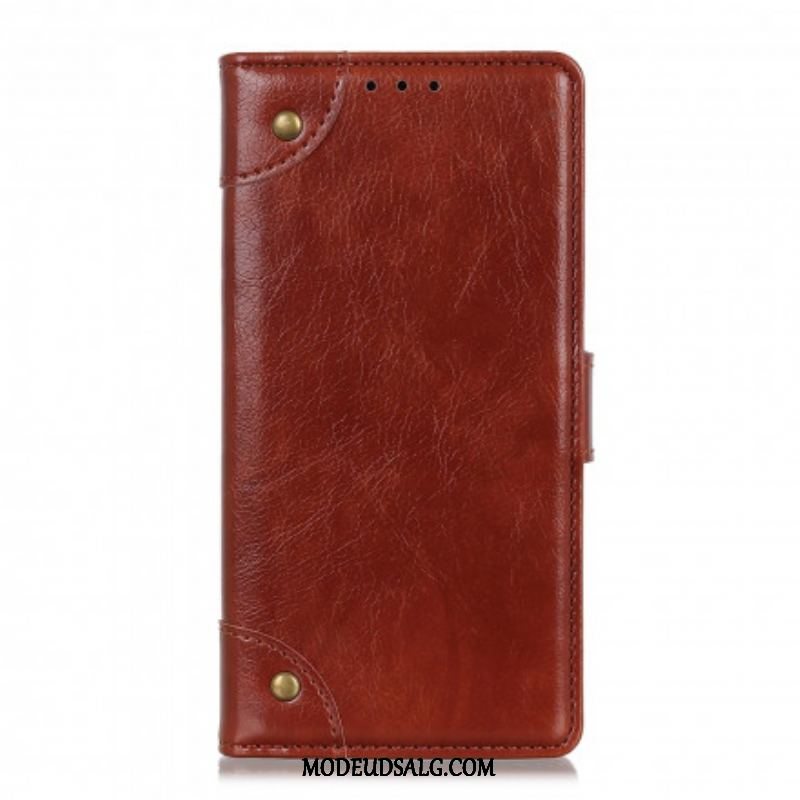 Flip Cover Xiaomi Redmi Note 10 Pro Style Nappa Læder Vintage Nitter