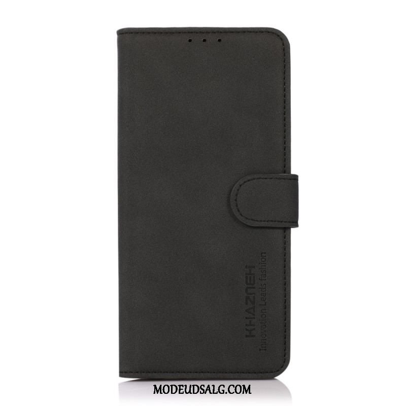 Flip Cover Xiaomi Redmi Note 11 / 11S Khazneh Fashion Læder Effekt