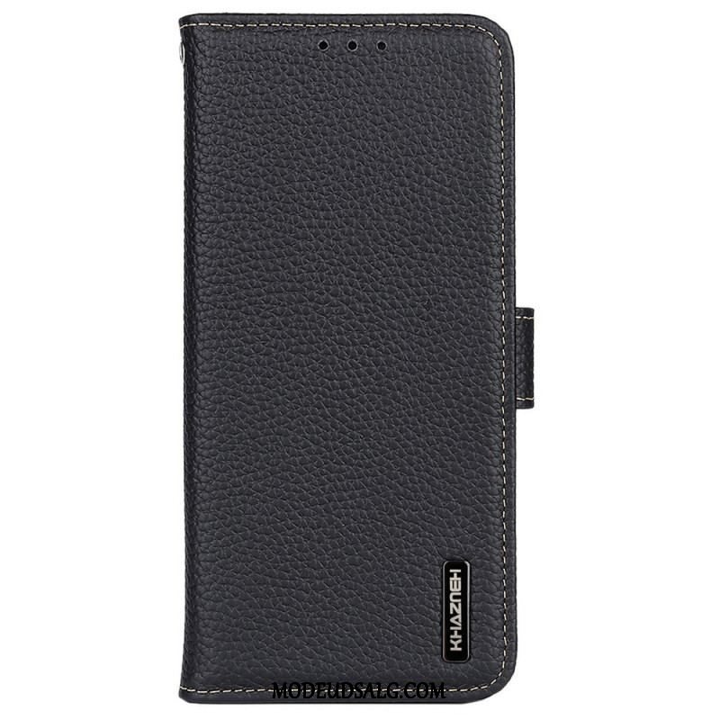 Flip Cover Xiaomi Redmi Note 11 / 11S Khazneh Litchi Læder