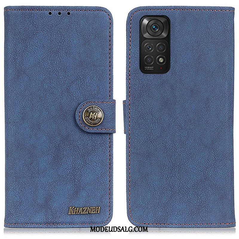 Flip Cover Xiaomi Redmi Note 11 / 11S Khazneh Retro Split Læder