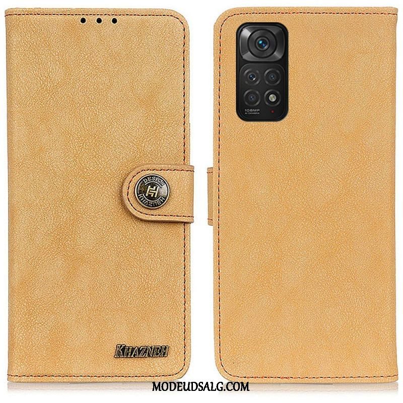 Flip Cover Xiaomi Redmi Note 11 / 11S Khazneh Retro Split Læder