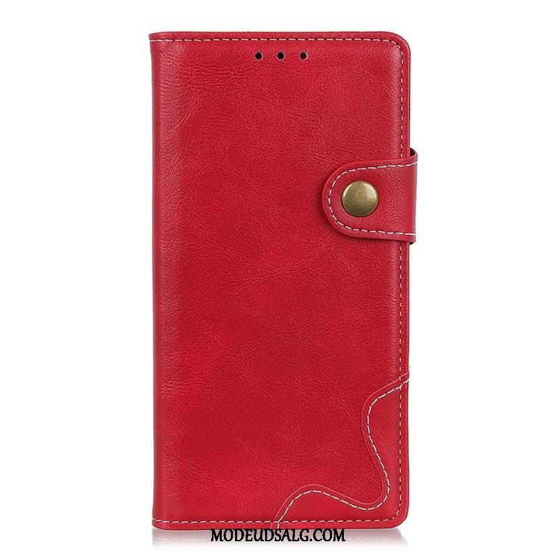 Flip Cover Xiaomi Redmi Note 11 / 11S Kunstnerisk Og Sømme