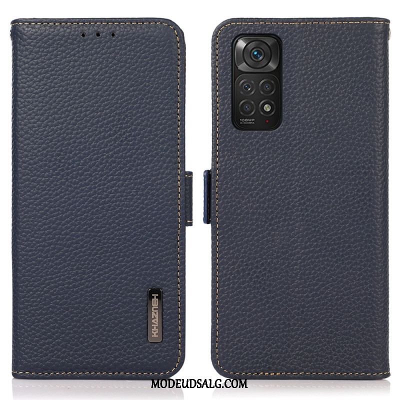 Flip Cover Xiaomi Redmi Note 11 / 11S Litchi Læder Khazneh Rfid