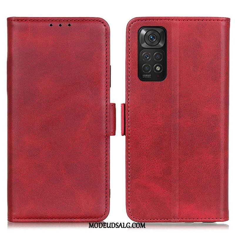 Flip Cover Xiaomi Redmi Note 11 / 11S Læder Cover Dobbelt Klap