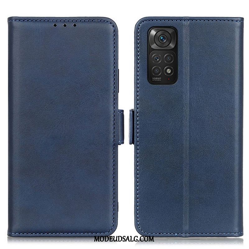 Flip Cover Xiaomi Redmi Note 11 / 11S Læder Cover Dobbelt Klap