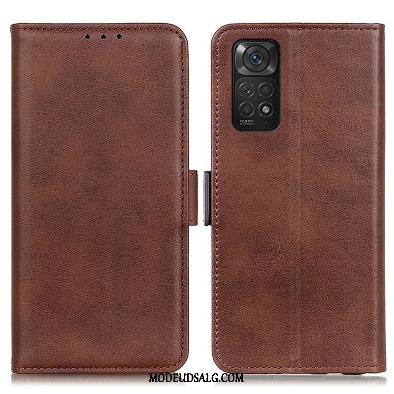 Flip Cover Xiaomi Redmi Note 11 / 11S Læder Cover Dobbelt Klap