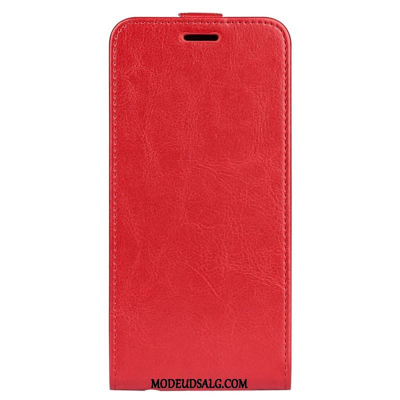 Flip Cover Xiaomi Redmi Note 11 / 11S Læder Cover Lodret Klap I Lædereffekt