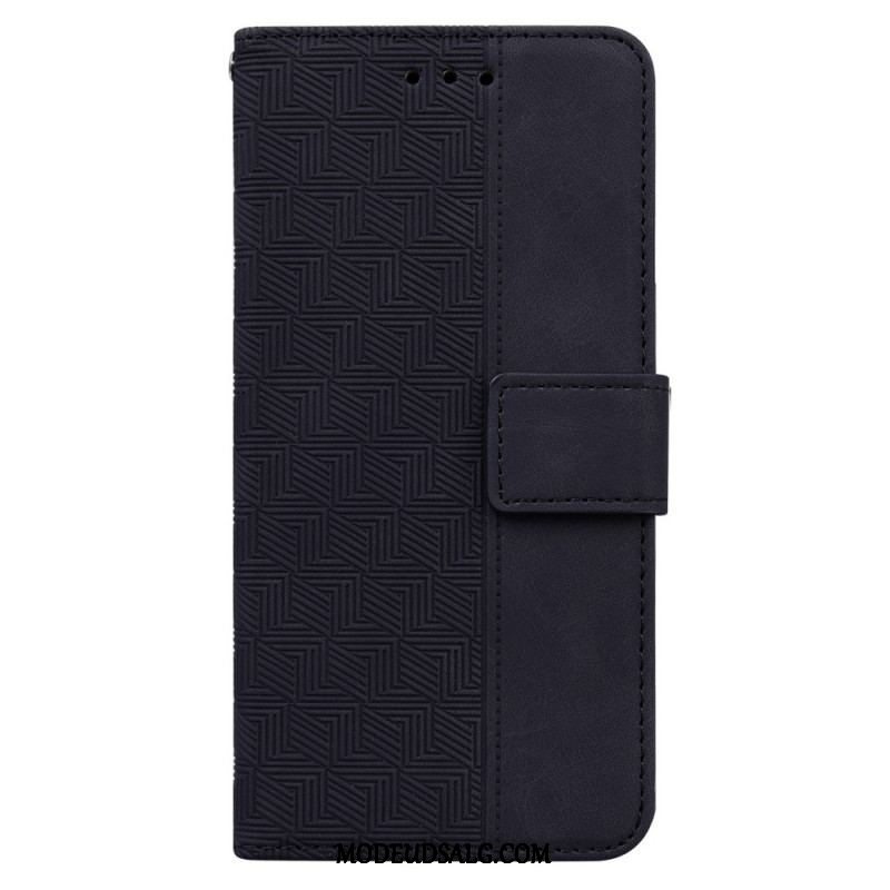 Flip Cover Xiaomi Redmi Note 11 / 11S Med Snor Strappy Mønster