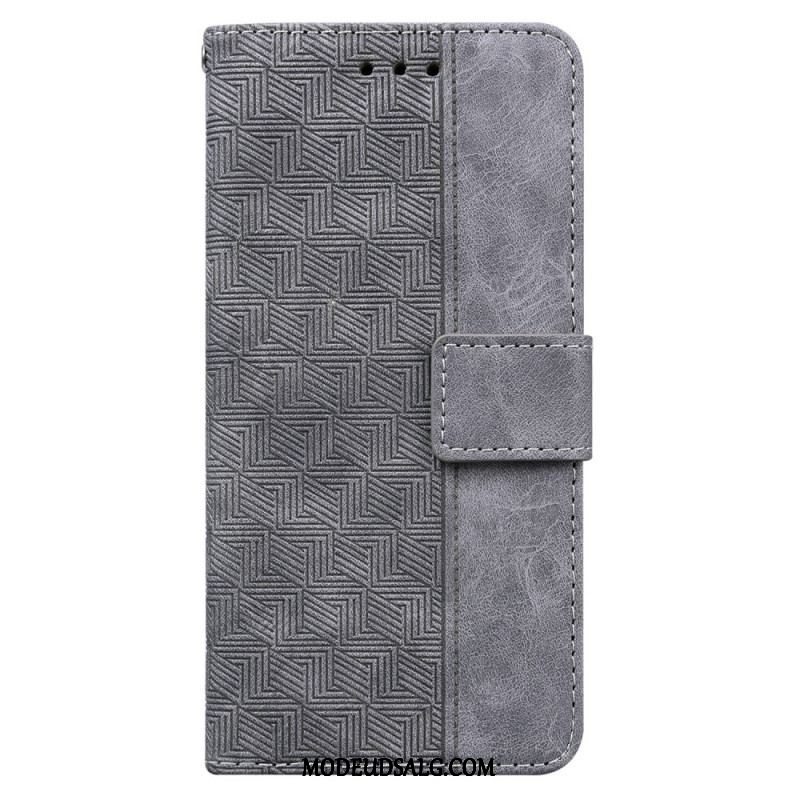 Flip Cover Xiaomi Redmi Note 11 / 11S Med Snor Strappy Mønster