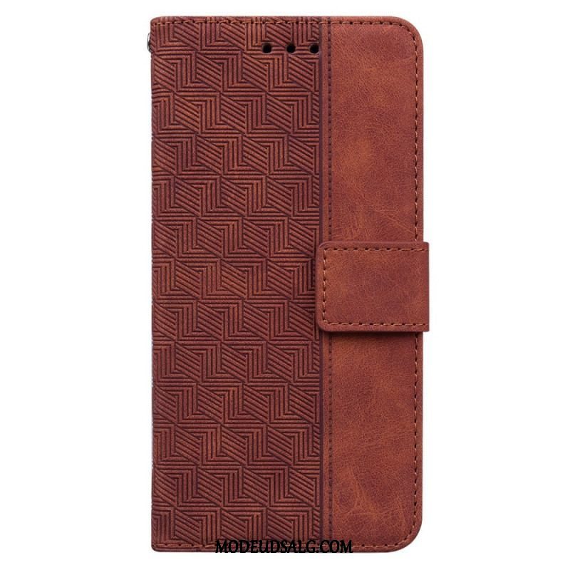 Flip Cover Xiaomi Redmi Note 11 / 11S Med Snor Strappy Mønster