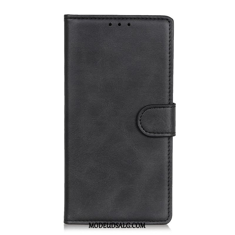 Flip Cover Xiaomi Redmi Note 11 / 11S Retro Mat Lædereffekt