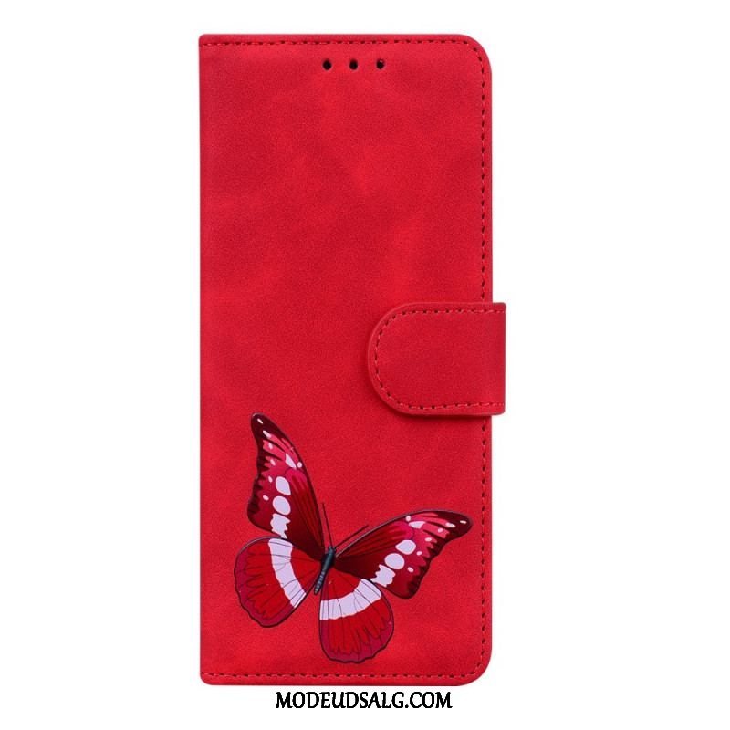 Flip Cover Xiaomi Redmi Note 11 / 11S Skin-touch Butterfly