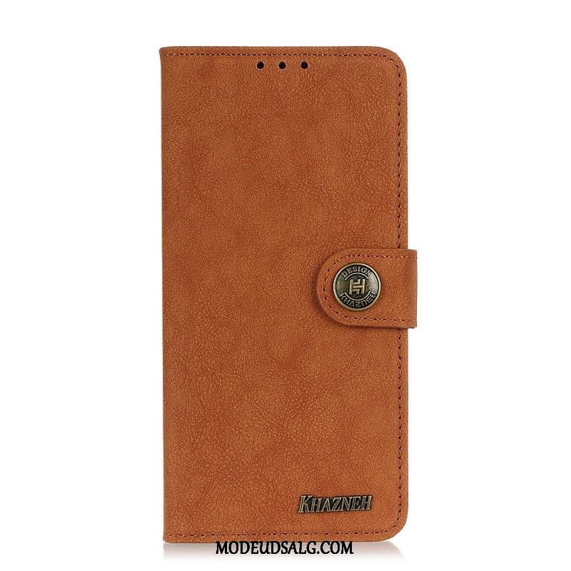 Flip Cover Xiaomi Redmi Note 11 Pro / 11 Pro 5G Khazneh Retro Split Imiteret Læder