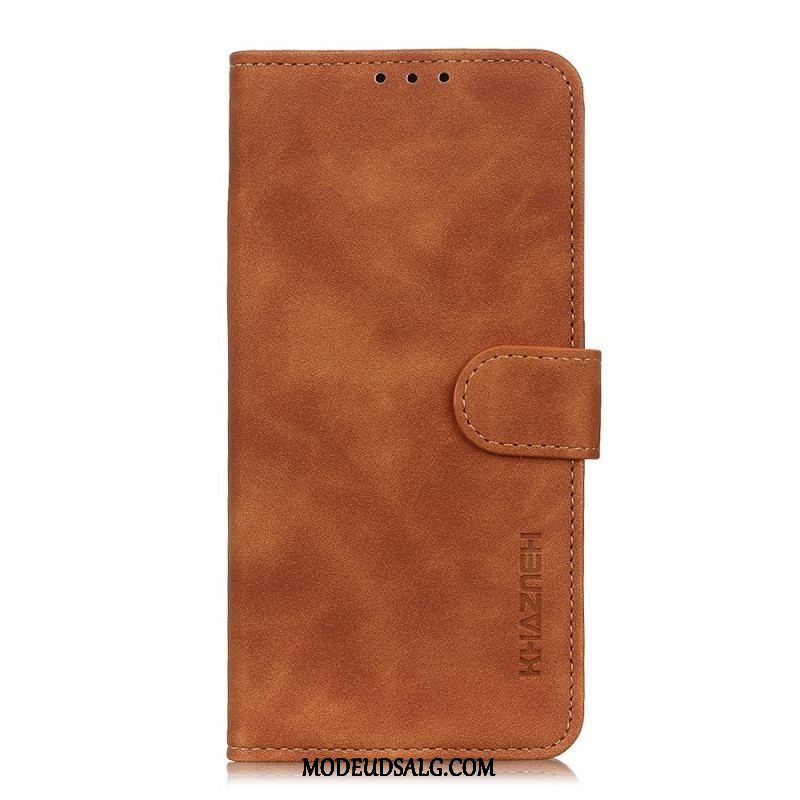 Flip Cover Xiaomi Redmi Note 11 Pro / 11 Pro 5G Khazneh Vintage Lædereffekt