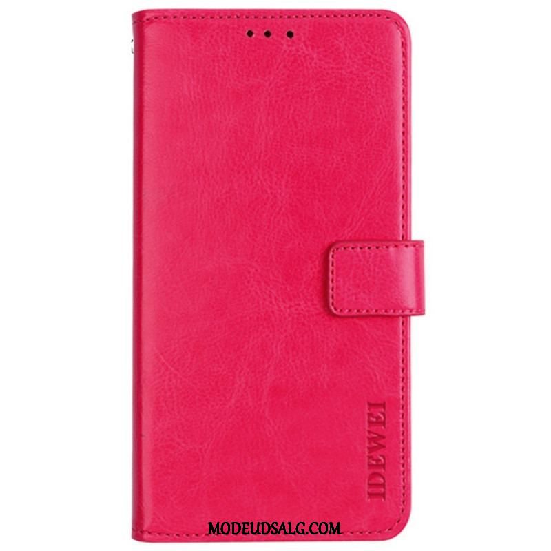 Flip Cover Xiaomi Redmi Note 11 Pro Plus 5G Imiteret Læder Idewei