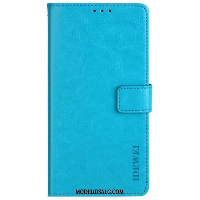 Flip Cover Xiaomi Redmi Note 11 Pro Plus 5G Imiteret Læder Idewei