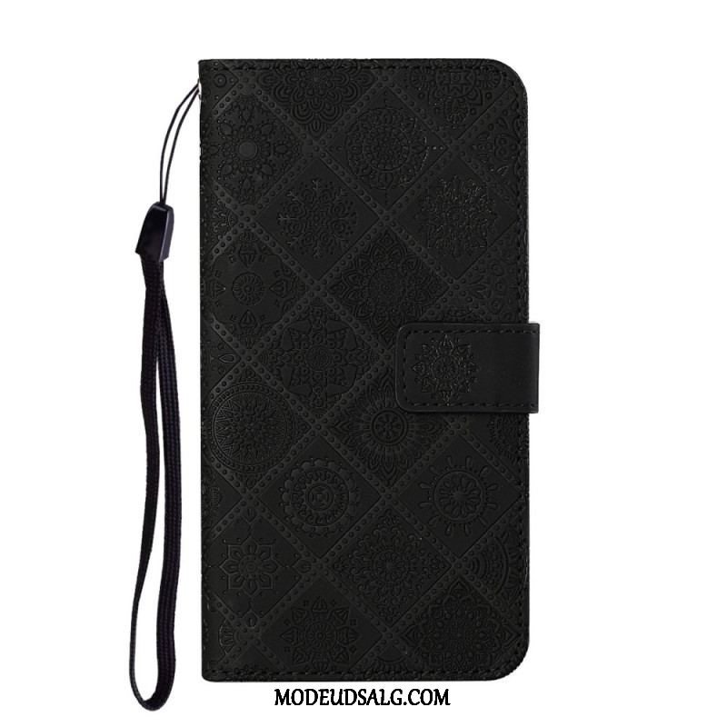 Flip Cover Xiaomi Redmi Note 11 Pro Plus 5G Tapestry Mønster