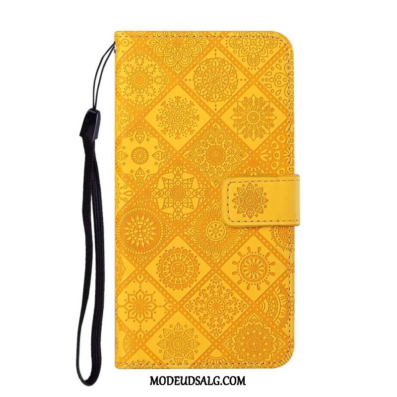 Flip Cover Xiaomi Redmi Note 11 Pro Plus 5G Tapestry Mønster