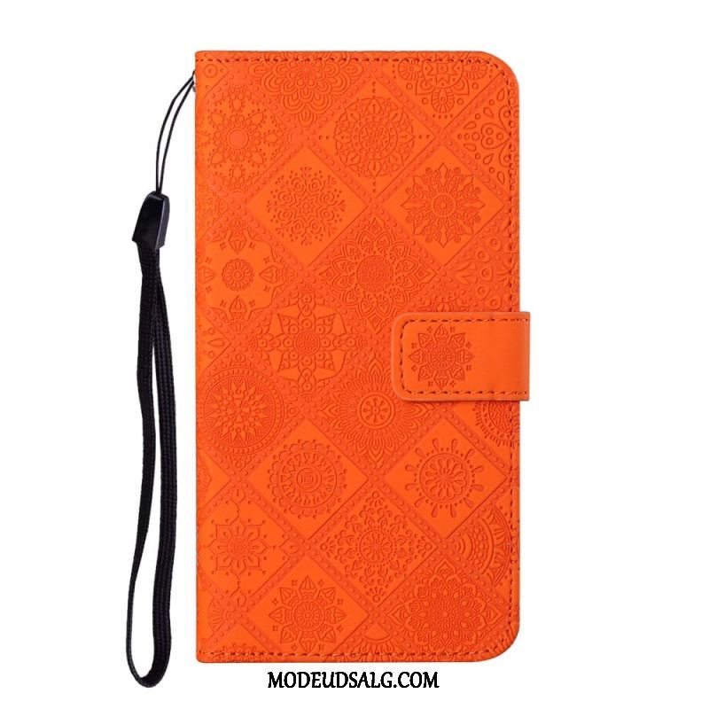 Flip Cover Xiaomi Redmi Note 11 Pro Plus 5G Tapestry Mønster