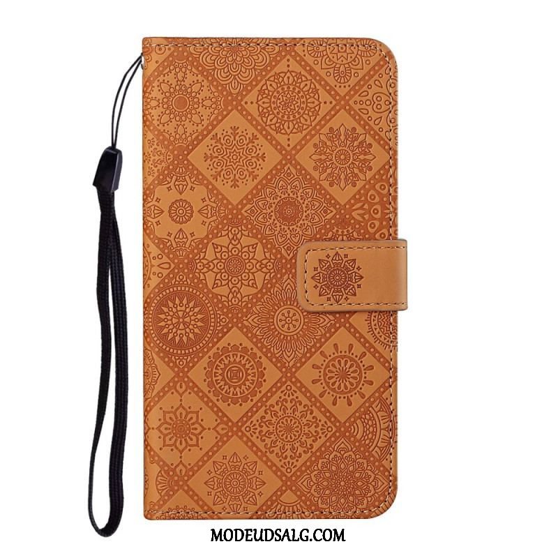 Flip Cover Xiaomi Redmi Note 11 Pro Plus 5G Tapestry Mønster