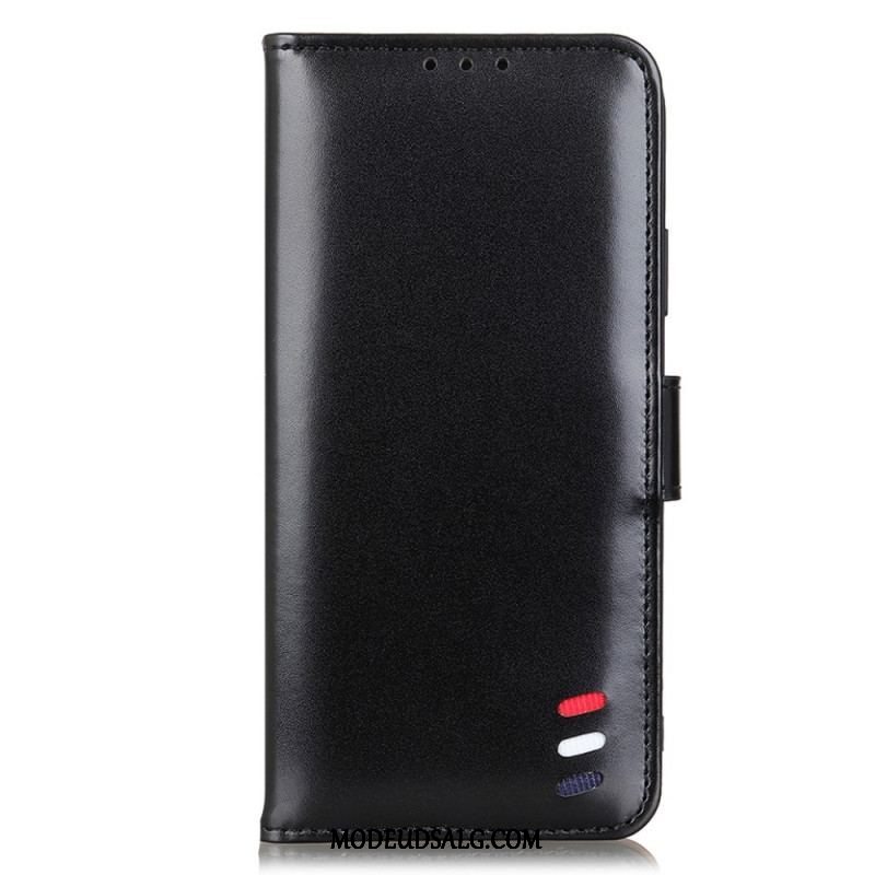 Flip Cover Xiaomi Redmi Note 11 Pro Plus 5G Trefarvet Lædereffekt