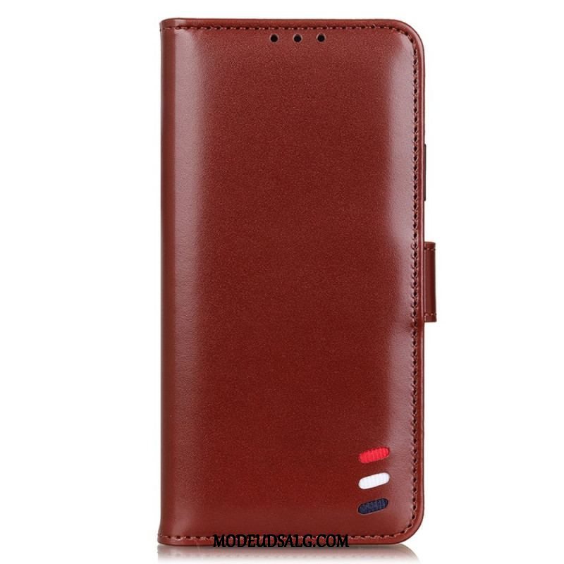 Flip Cover Xiaomi Redmi Note 11 Pro Plus 5G Trefarvet Lædereffekt