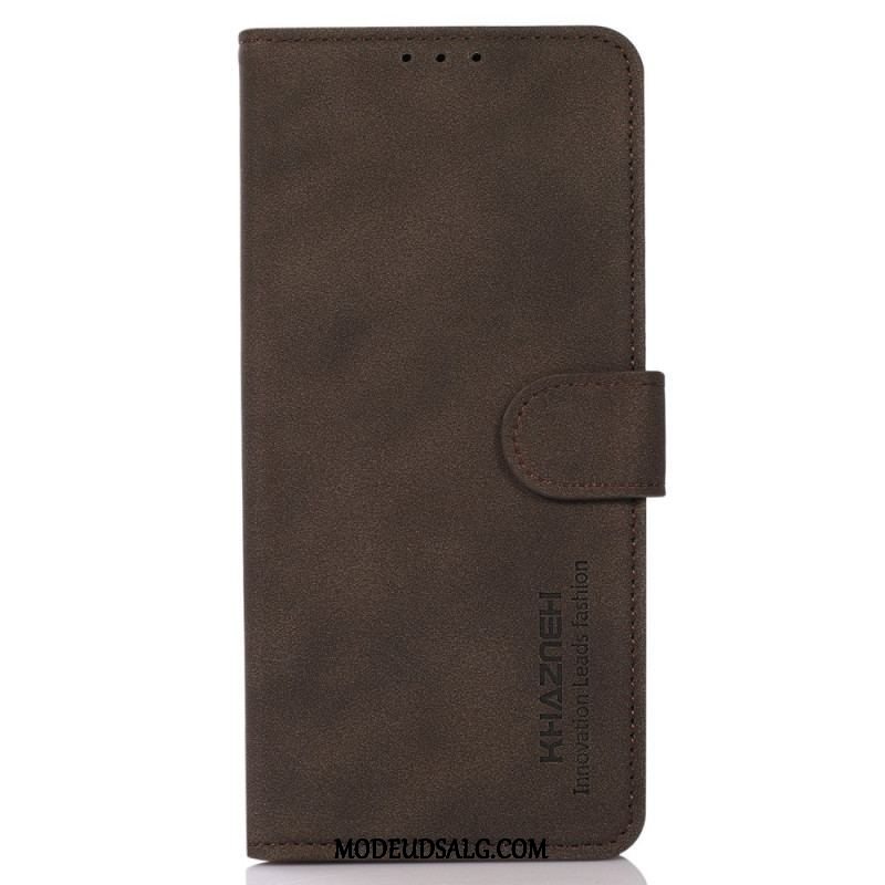 Flip Cover Xiaomi Redmi Note 12 4G Khazneh Lædereffekt