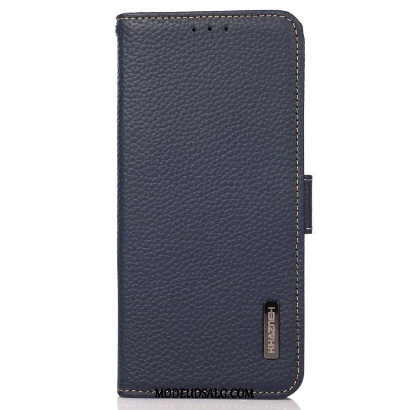 Flip Cover Xiaomi Redmi Note 12 4G Litchi Læder Khazneh Rfid