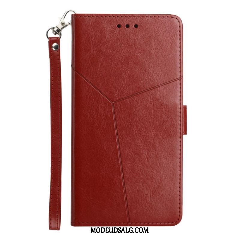 Flip Cover Xiaomi Redmi Note 12 4G Med Snor Y Strappy Design