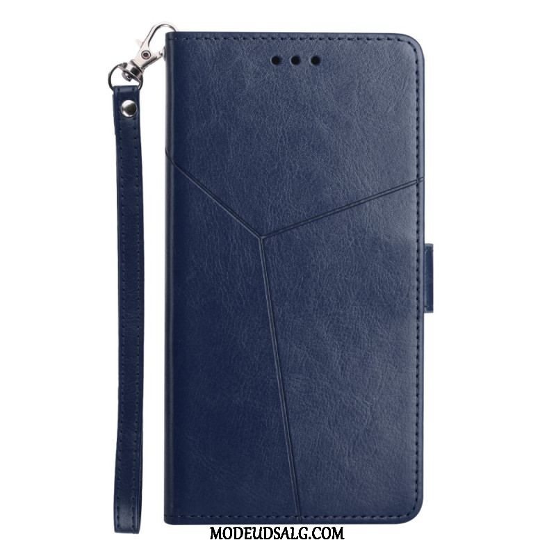 Flip Cover Xiaomi Redmi Note 12 4G Med Snor Y Strappy Design