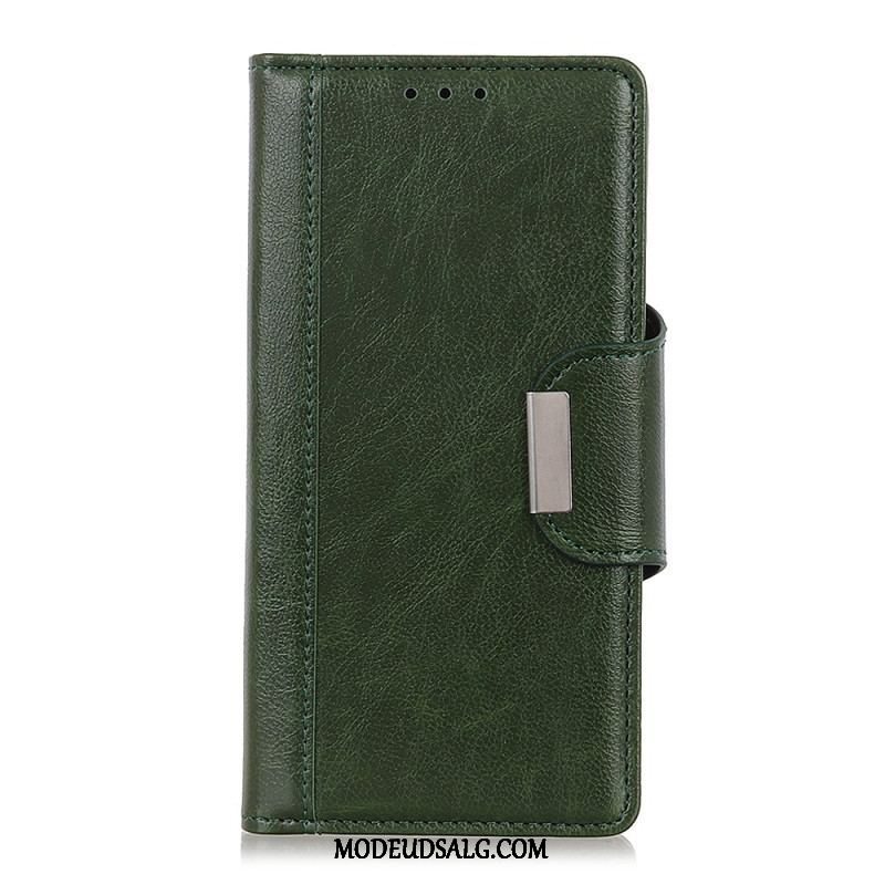 Flip Cover Xiaomi Redmi Note 12 4G Sølv Lås