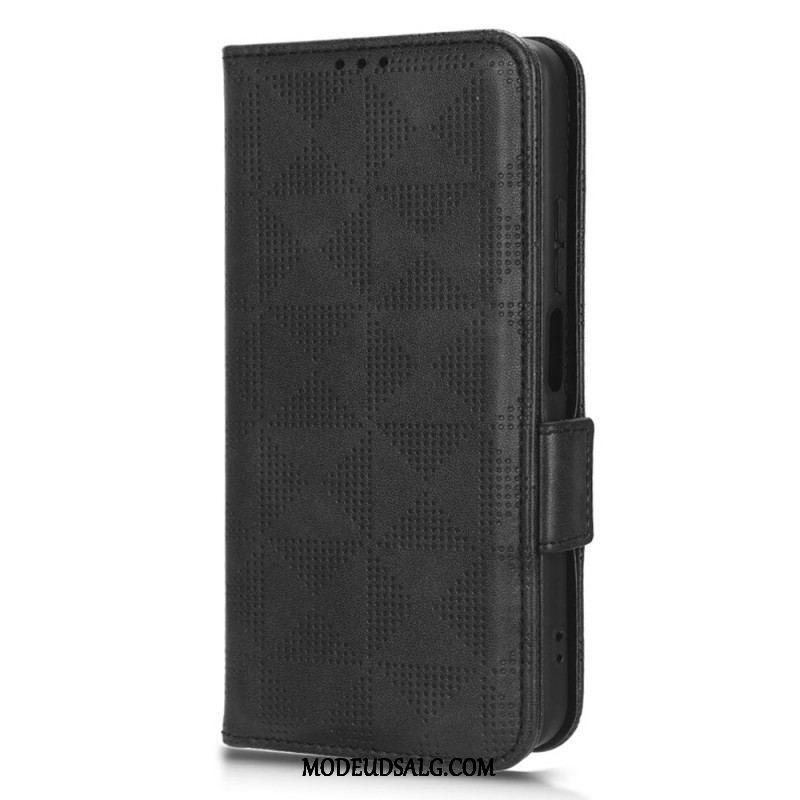 Flip Cover Xiaomi Redmi Note 12 4G Trekanter Med Snor